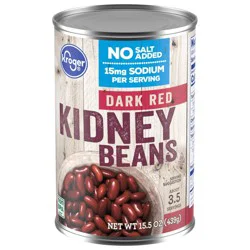 Kroger Dark Red Kidney Beans, 15.5 oz