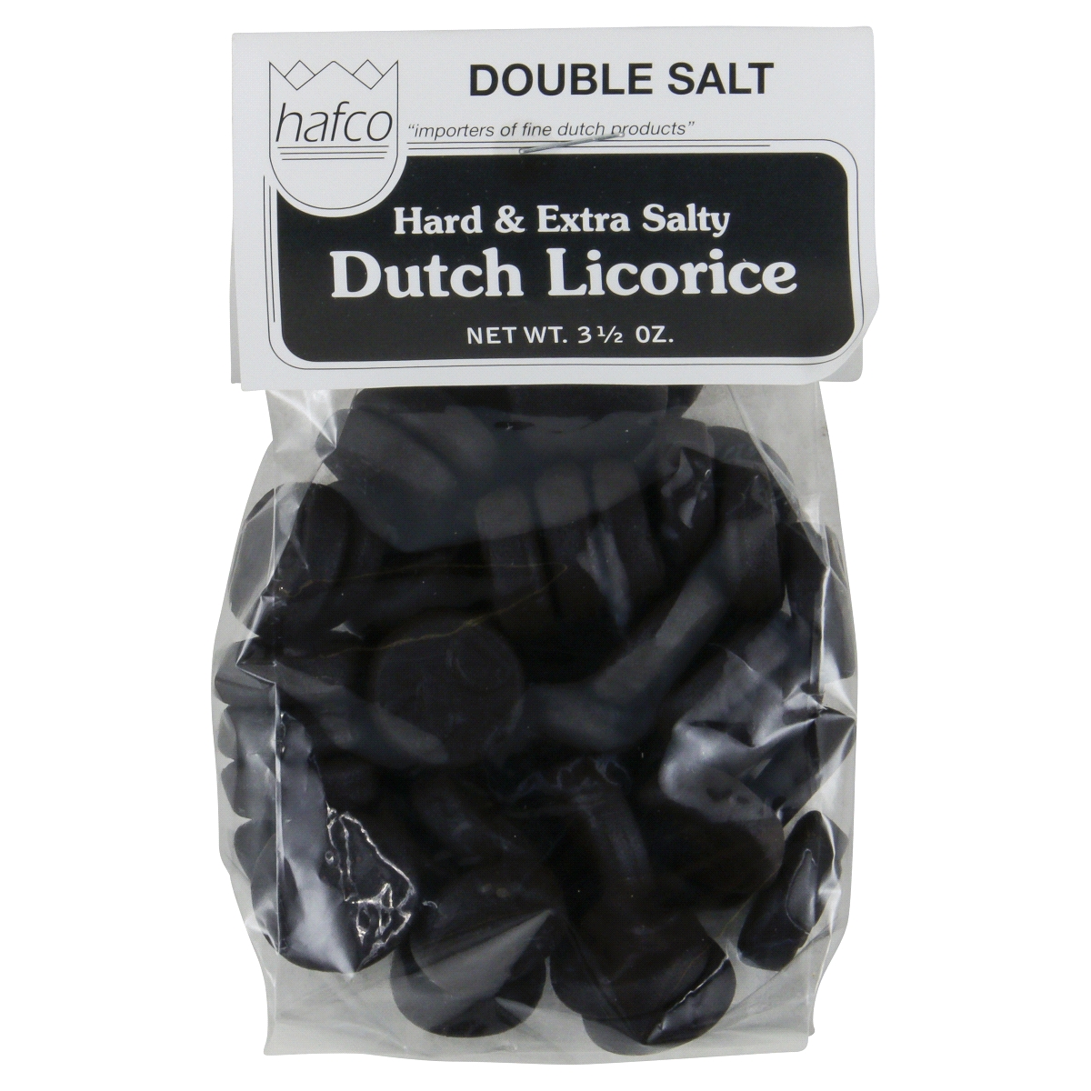 slide 1 of 2, Dutch HAFCO Double Salt Licorice, 3.5 oz