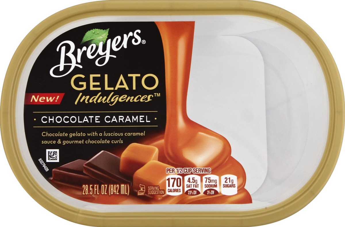 slide 3 of 4, Breyer's Breyers Gelato Indulgences Chocolate Caramel, 28.5 oz, 28.5 oz