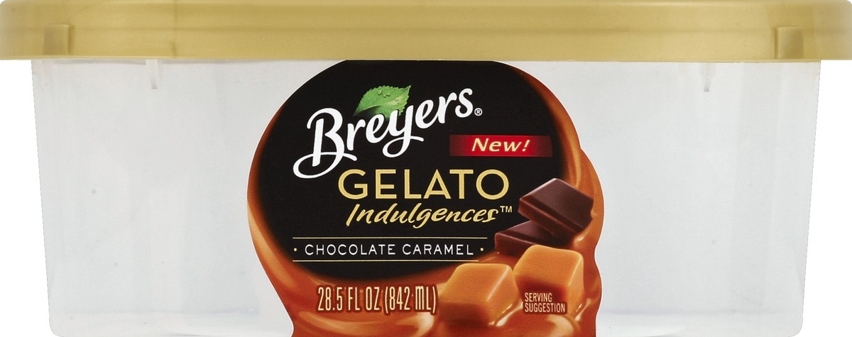 slide 4 of 4, Breyer's Breyers Gelato Indulgences Chocolate Caramel, 28.5 oz, 28.5 oz