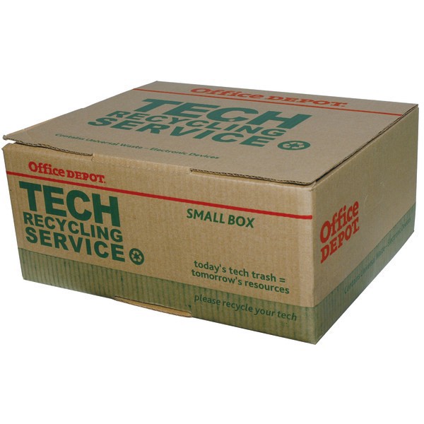 slide 3 of 3, Tech Recycling Box, Small, 8 in x 18 in x 15 in