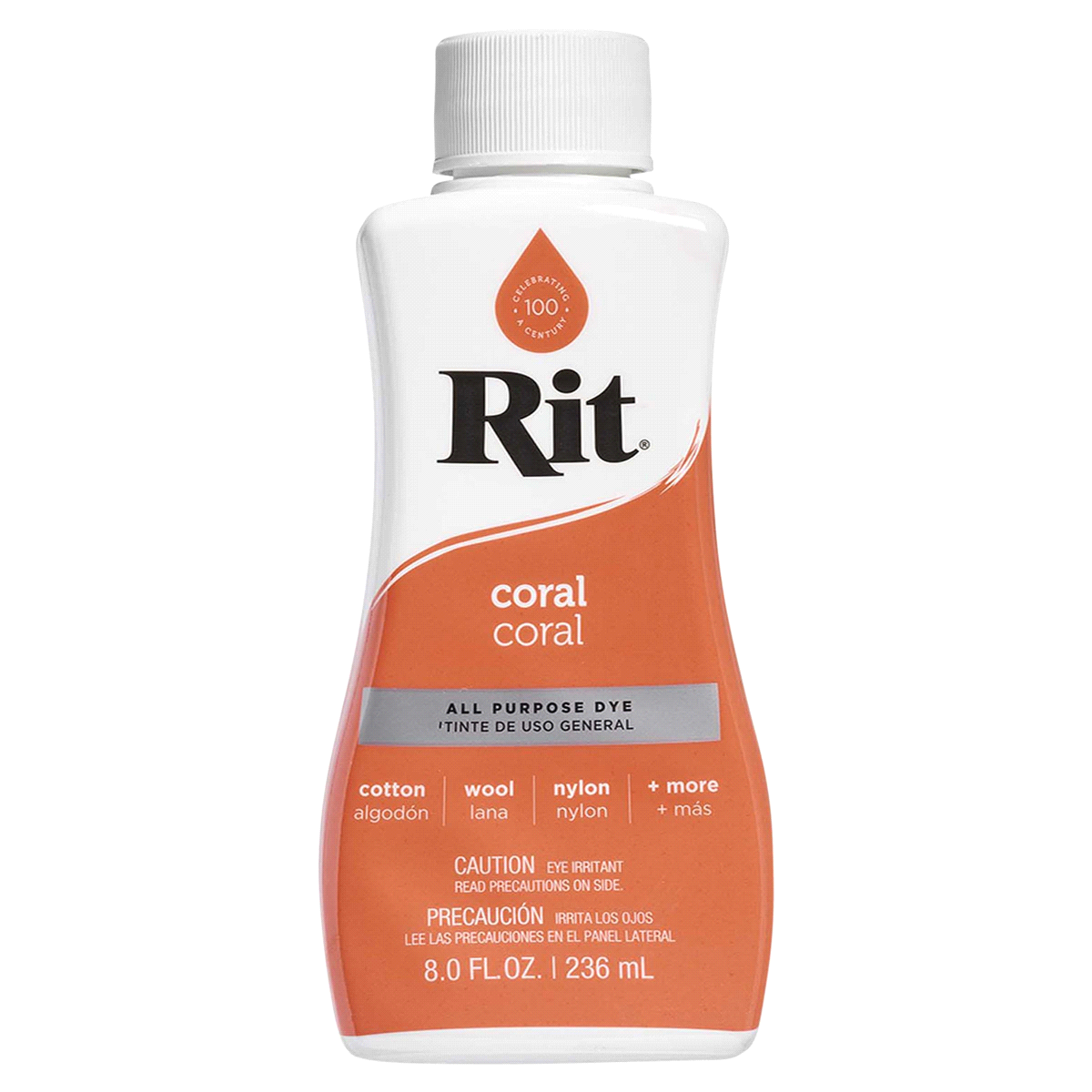 slide 1 of 1, Rit Coral Liquid All Purpose Dye, 8 fl oz