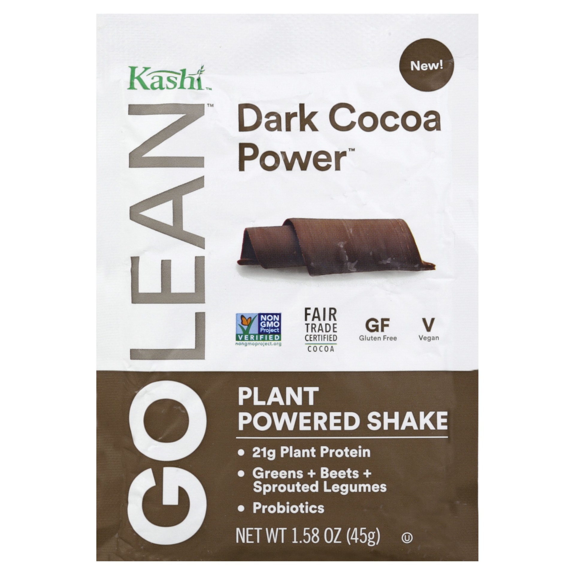 slide 1 of 1, Kashi Golean Protein Powder Chocolate, 1.58 oz