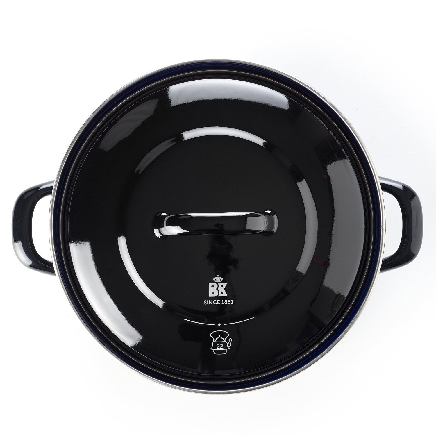 slide 1 of 1, BK Dutch Oven, Black, 3.5 qt