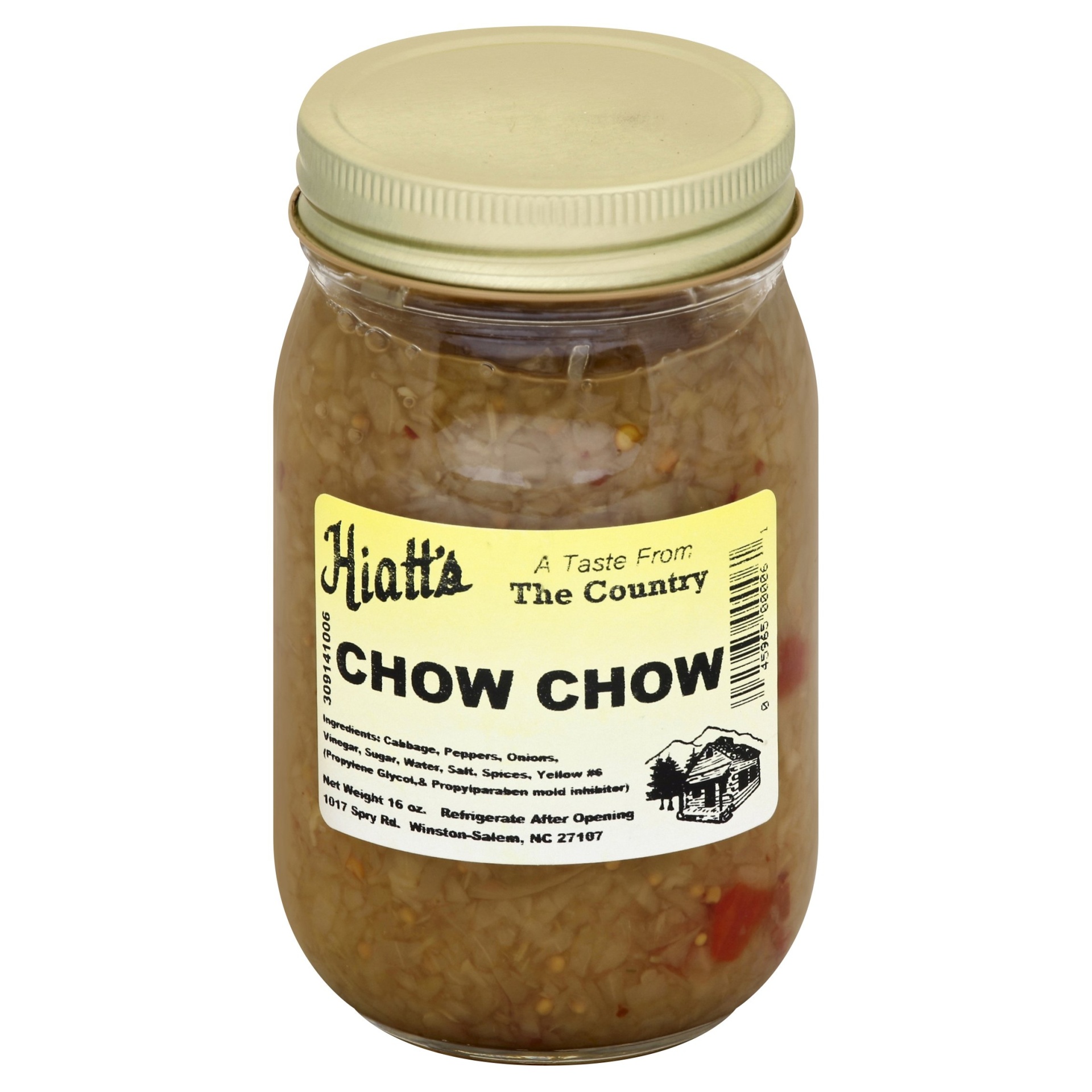 slide 1 of 1, Hiatts Chow Chow, 16 ct