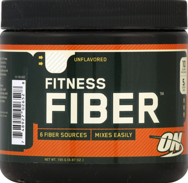 slide 1 of 1, Optimum Nutrition On Fitness Fiber Unflavored, 6.8 oz