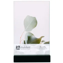 Malden Opp Frame Black Base with Acrylic 4x6