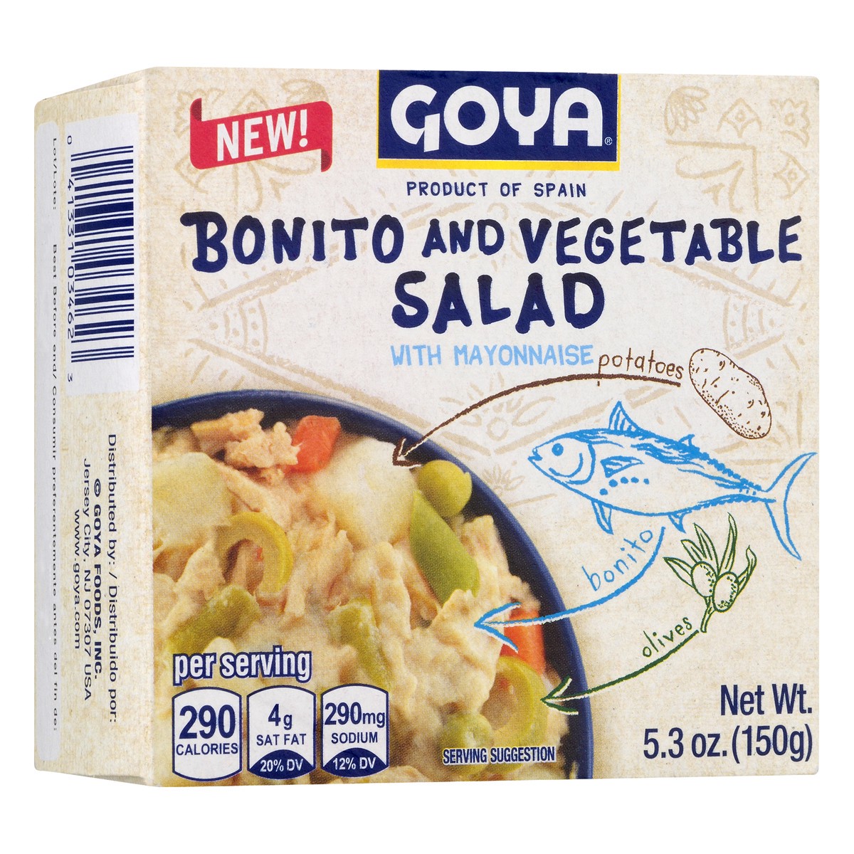 slide 4 of 12, Goya Bonito and Vegetable Salad 5.3 oz, 5.3 oz