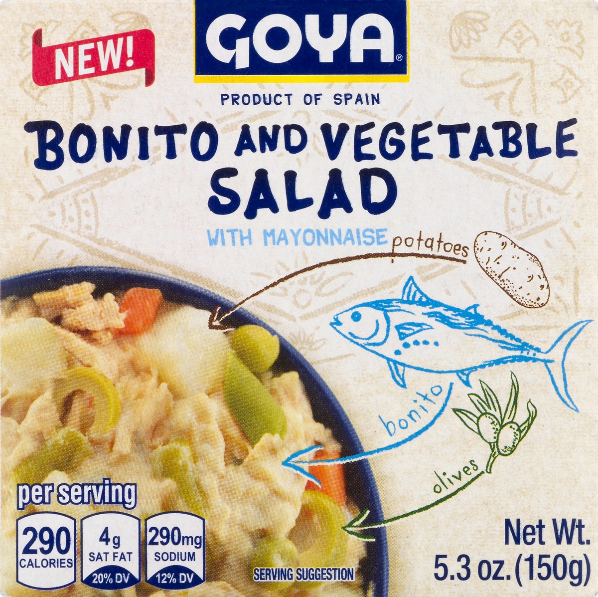 slide 7 of 12, Goya Bonito and Vegetable Salad 5.3 oz, 5.3 oz