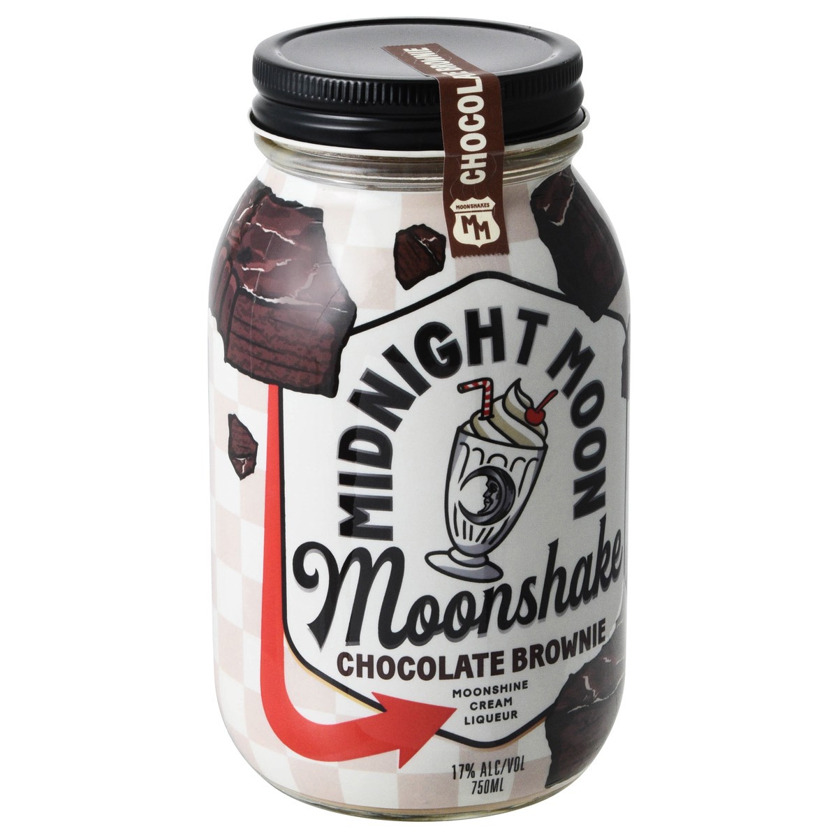 slide 12 of 12, Midnight Moon Chocolate Brownie Moonshake 750 ml, 750 ml