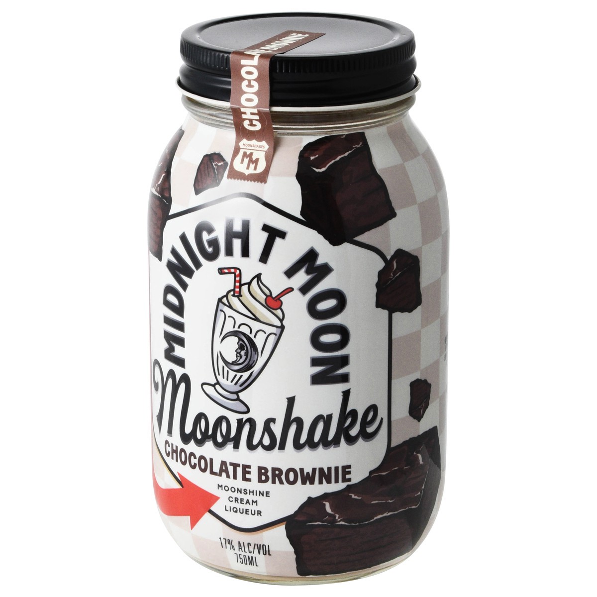 slide 9 of 12, Midnight Moon Chocolate Brownie Moonshake 750 ml, 750 ml