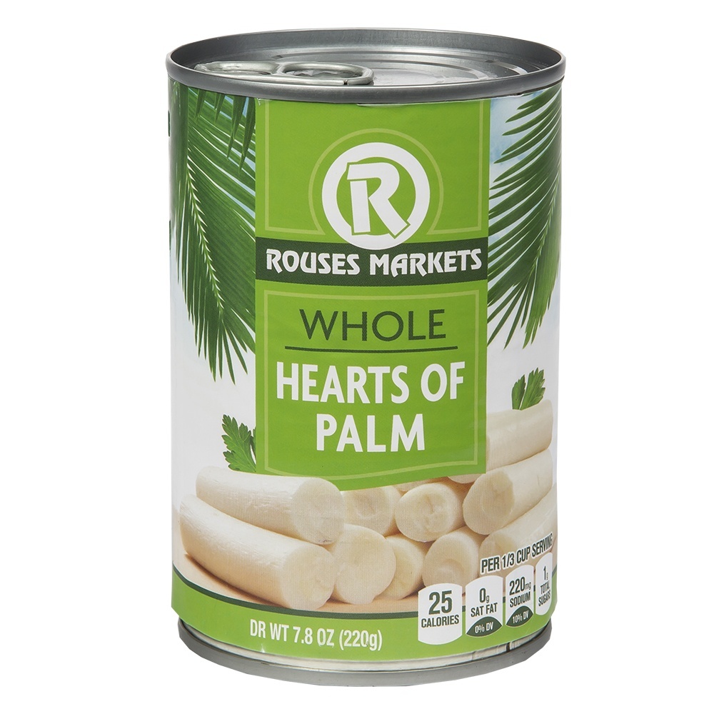 slide 1 of 1, Rouses Whole Heart of Palm, 14 oz