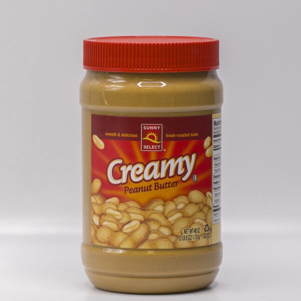 slide 1 of 1, Sunny Select Creamy Peanut Butter 40 oz, 40 oz