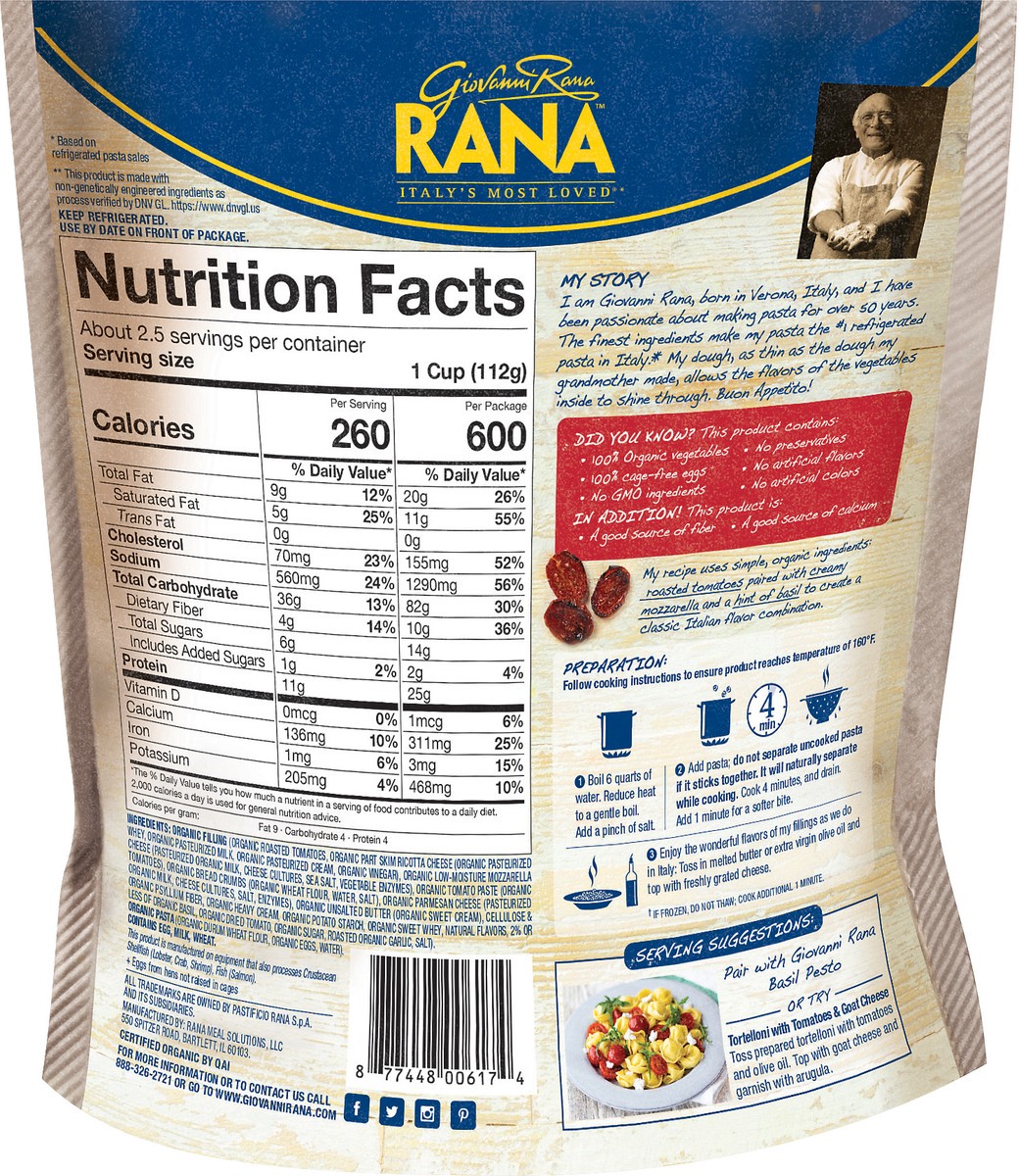 slide 3 of 7, Rana Refrigerated Pasta, 9 oz