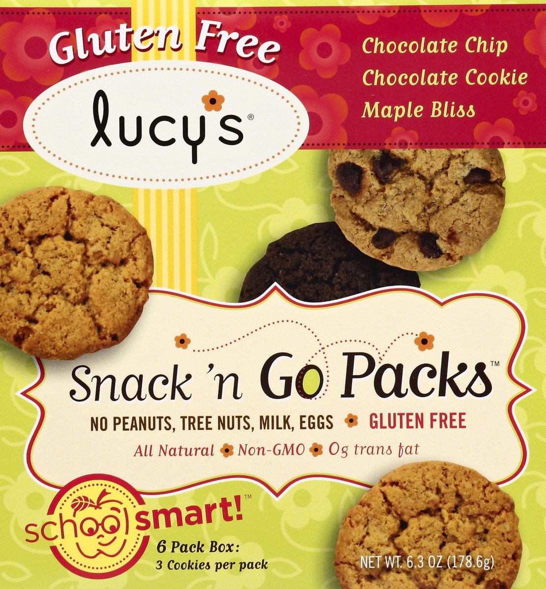 slide 4 of 4, Lucy's Cookies 6 ea, 6 ct