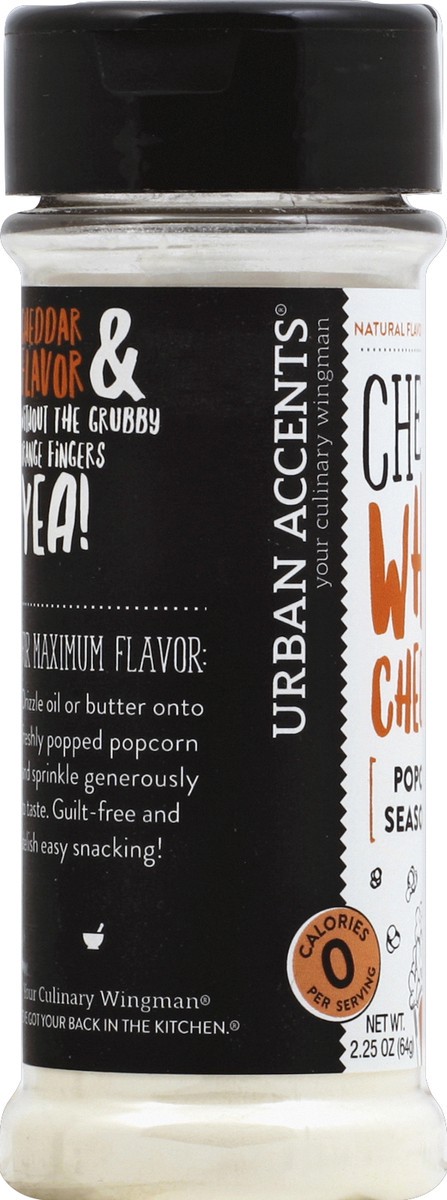 slide 2 of 7, Urban Accents Popcorn White Cheddar Seasoning, 2.25 oz