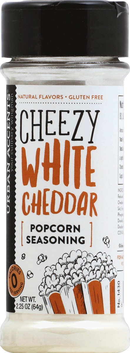 slide 7 of 7, Urban Accents Popcorn White Cheddar Seasoning, 2.25 oz