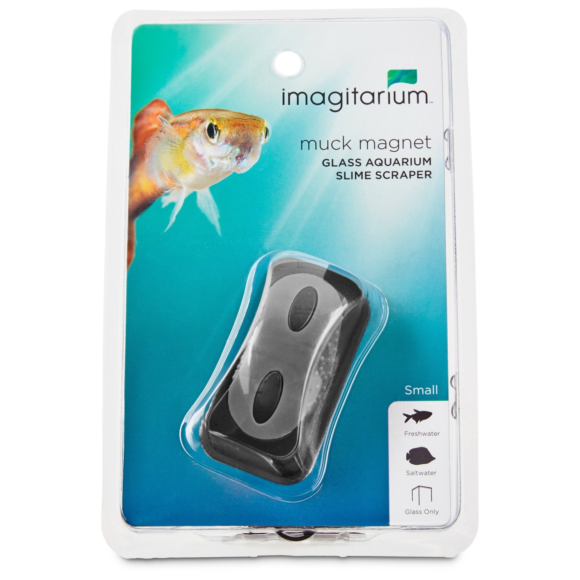slide 1 of 1, Imagitarium Small Muck Magnet Glass Aquarium Scraper, S