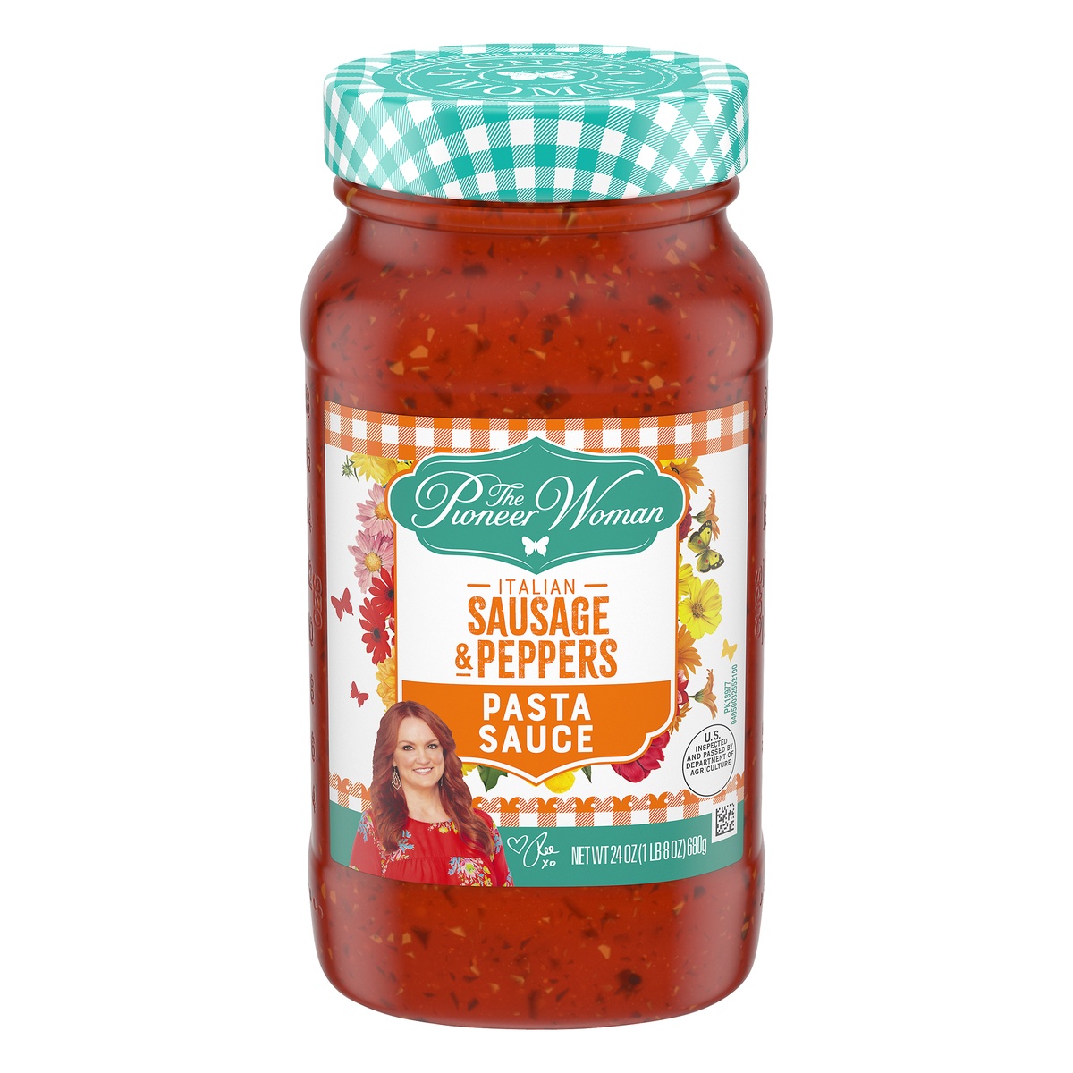 slide 1 of 6, The Pioneer Woman Italian Sausage Peppers Cookin Pasta Sauce, 24 oz