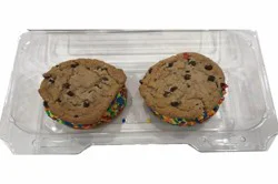 Bakery Fresh Goodness Neon Chocolate Chip Sandwich Cookies