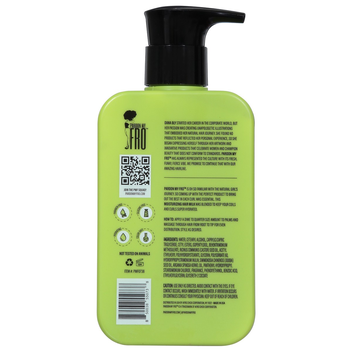 slide 4 of 12, Pardon My Fro Moisturizing Hair Milk 12 fl oz, 12 fl oz