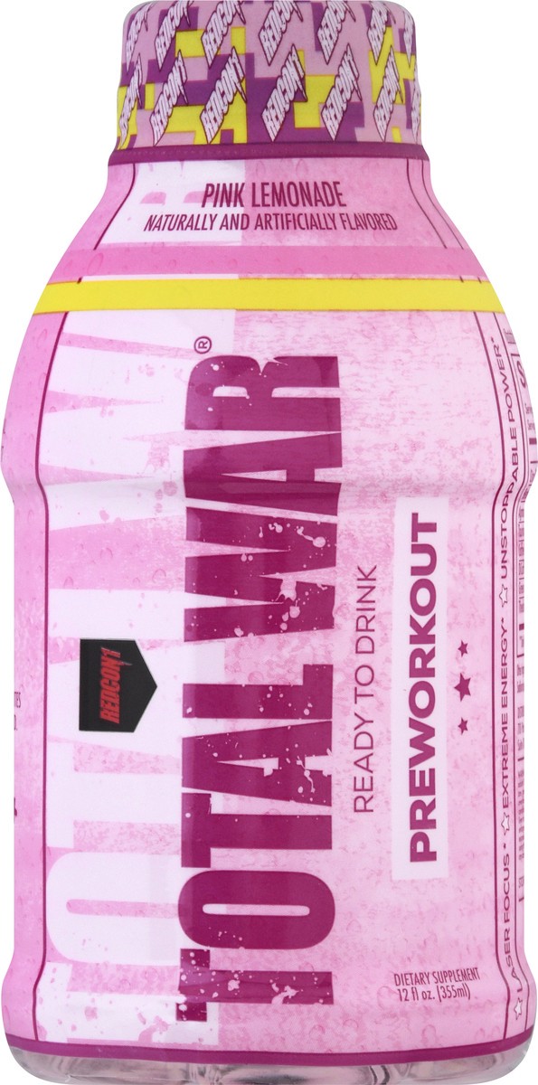 slide 4 of 9, Total War Pink Lemonade Preworkout - 12 oz, 12 oz