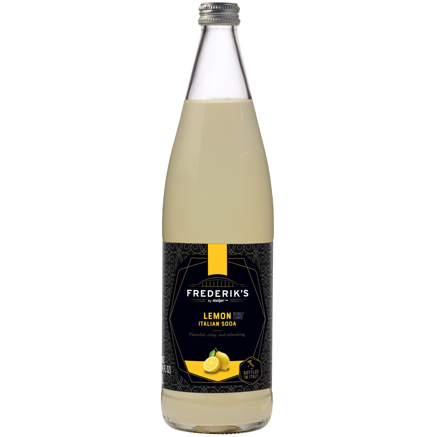 slide 1 of 2, Frederik's By Meijer FREDERIKS BY MEIJER Frederik's by Meijer Lemon Italian Soda - 25.4 oz, 25.4 oz
