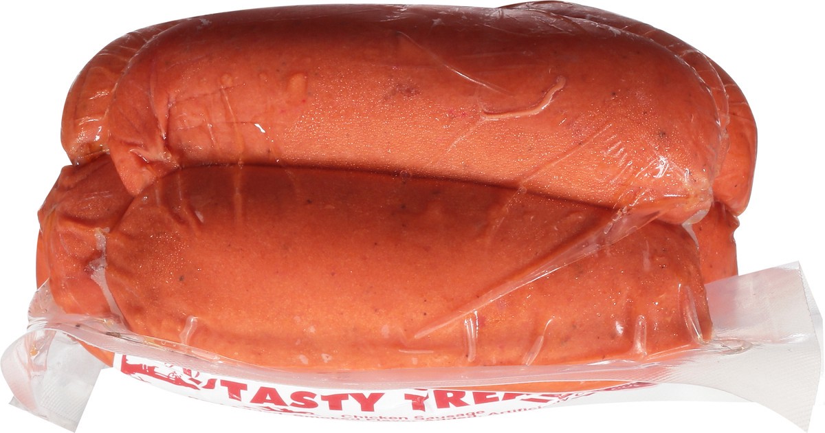 slide 7 of 9, Tasty Treats Hot Chicken Sausage 24 oz, 24 oz