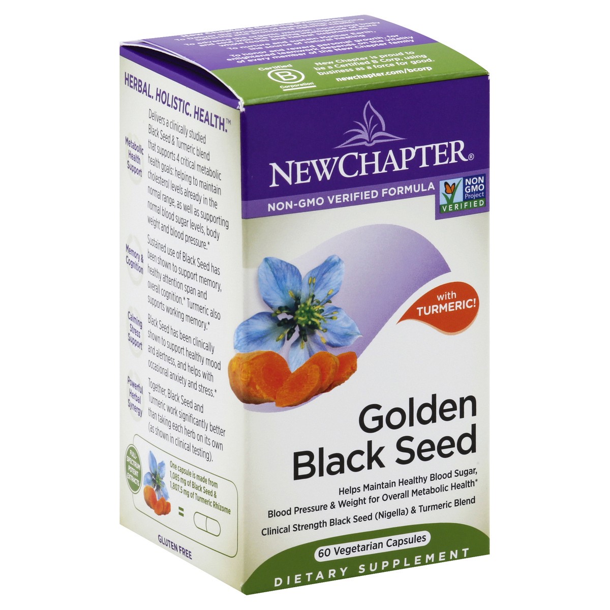 slide 2 of 5, New Chapter Golden Black Seed 60 ea, 60 ct