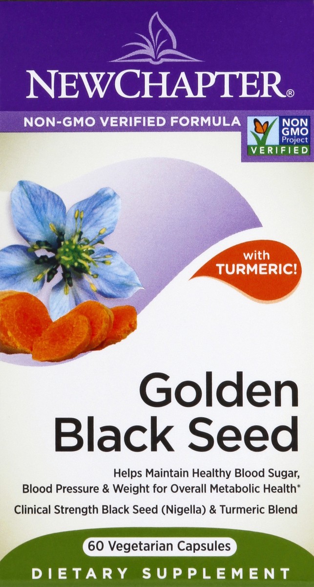 slide 1 of 5, New Chapter Golden Black Seed 60 ea, 60 ct