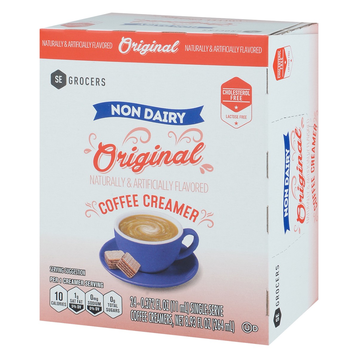 slide 8 of 15, SE Grocers Nondairy Cream - 24 ct, 24 ct