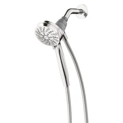 Moen Engage Magnetix 4-Inch Six-Function Handheld Eco-Performance Showerhead with Magnetic Docking System, Chrome