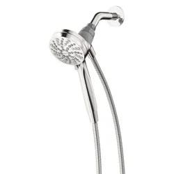 Moen Engage Magnetix 4-Inch Six-Function Handheld Eco-Performance Showerhead with Magnetic Docking System, Chrome