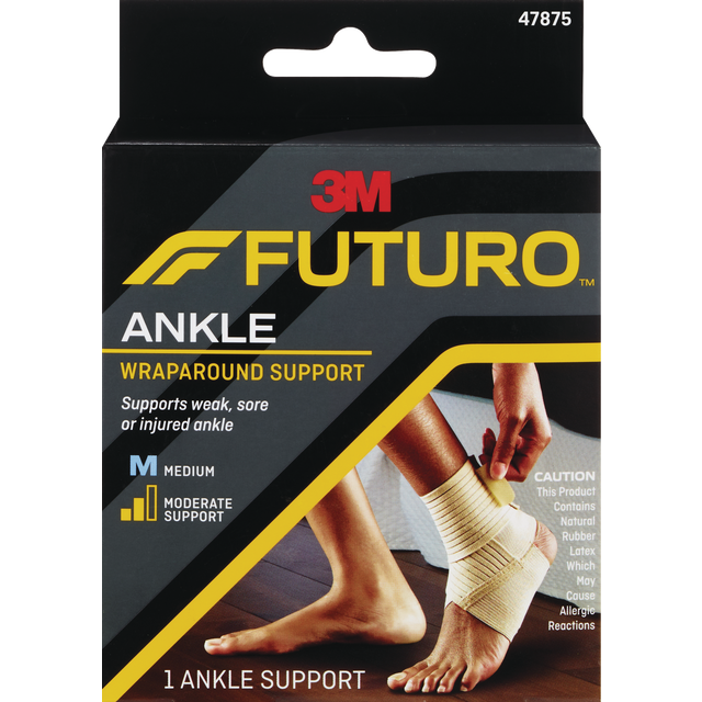 slide 1 of 1, Futuro Wrap Around Ankle Support Medium 47875, 1 ct