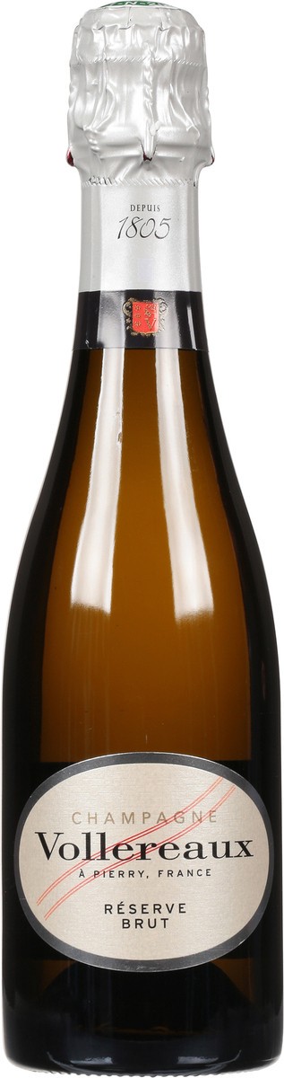 slide 2 of 9, Champagne Vollereaux Champagne, Reserve Brut, 375 ml