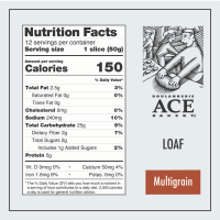 slide 5 of 9, OTHER-CONTROL BRAND Ace Multigrain Bistro Loaf 21 oz., 21 oz