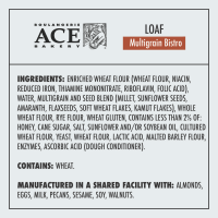 slide 4 of 9, OTHER-CONTROL BRAND Ace Multigrain Bistro Loaf 21 oz., 21 oz