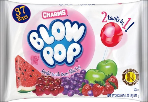 slide 1 of 1, Charms Assorted Blow Pops, 1 ct