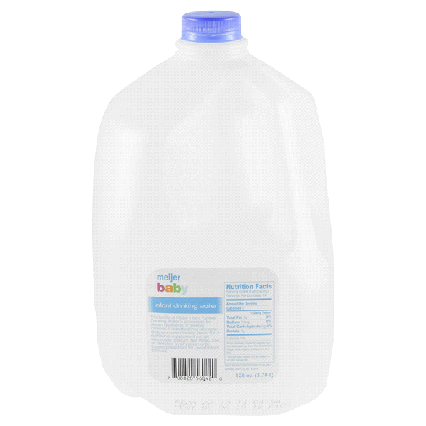 Meijer Baby Infant Water without Fluoride 128 fl oz Shipt