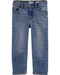 Oshkosh Baby Faded Wash Straight-Leg Jeans Indigo Wash 24M