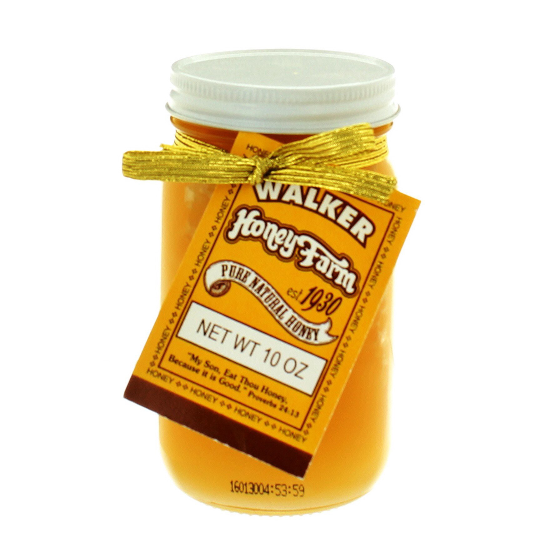 slide 1 of 1, Walker Honey Farm Pure Natural Honey Jar with Comb, 10 oz