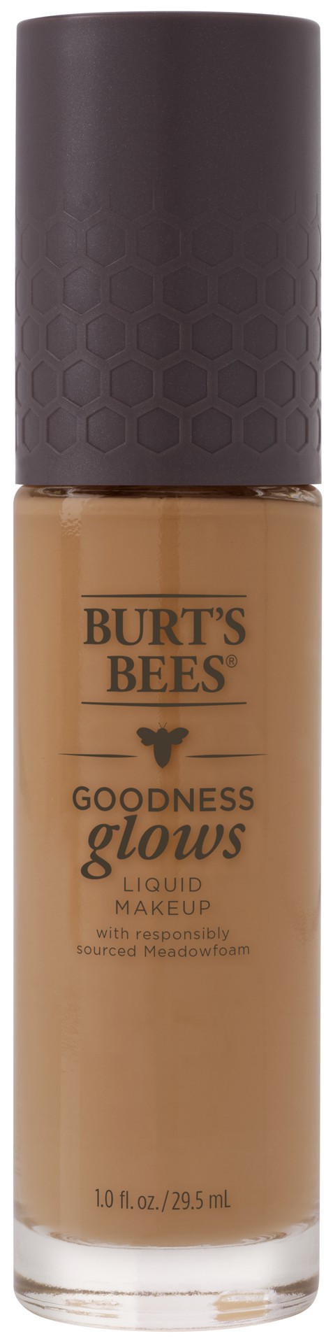 slide 1 of 5, Burt's Bees Goodness Glows Liquid Foundation, Medium Sand - 1.0 Ounce, 1 fl oz