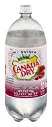 Canada Dry Pomegranate Cherry Seltzer - 2 liter