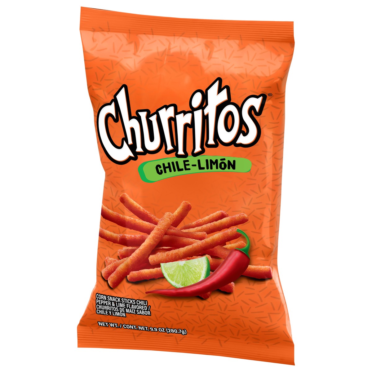 slide 2 of 4, Churritos Chile-Limon Corn Snack Sticks 9.9 oz, 9.9 oz
