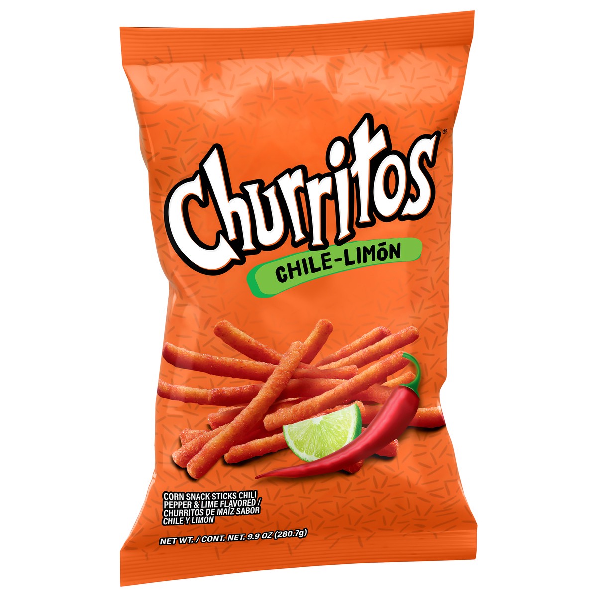 slide 3 of 4, Churritos Chile-Limon Corn Snack Sticks 9.9 oz, 9.9 oz