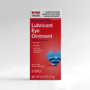 slide 1 of 1, Cvs Health Lubricant Eye Ointment, Preservative Free, 0.12 Oz, 0.12 oz