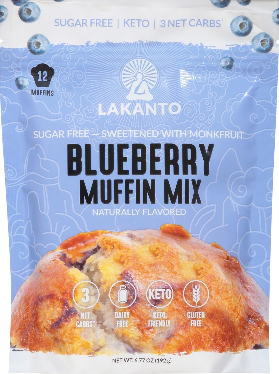 slide 6 of 9, Lakanto Blueberry Muffin Mix 12 ea, 6.77 oz