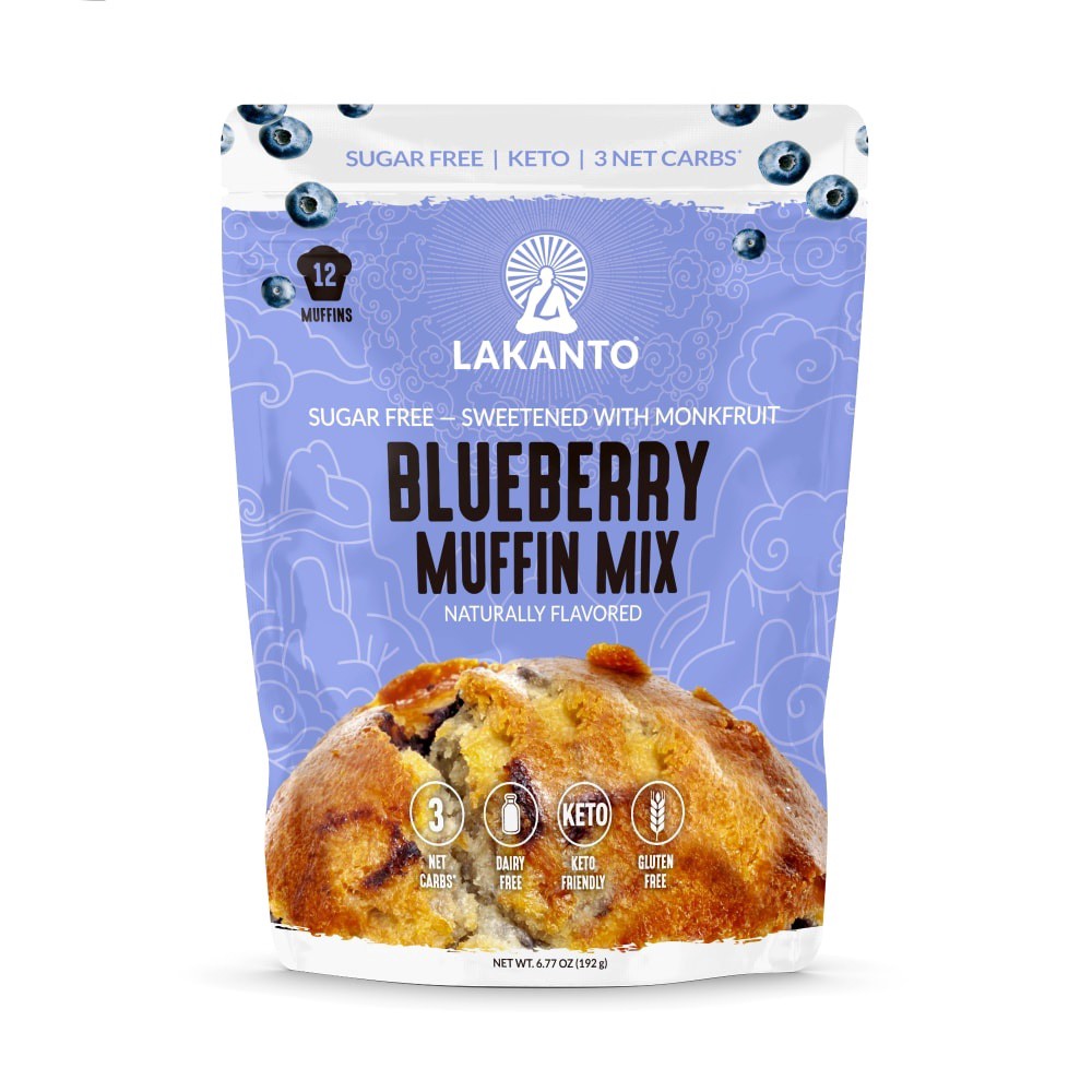 slide 1 of 9, Lakanto Blueberry Muffin Mix 12 ea, 6.77 oz