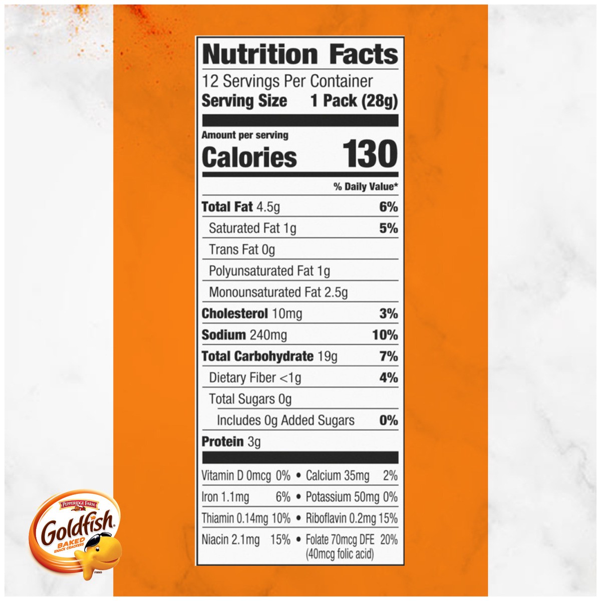 slide 2 of 11, Goldfish Cheddar Crackers, Snack Packs, Multi-Pack Tray - 12 oz, 12 oz