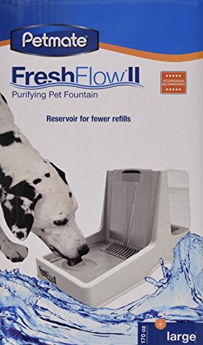 slide 6 of 8, Petmate Fresh Flow II Dog & Cat Water Fountain, 1 ct